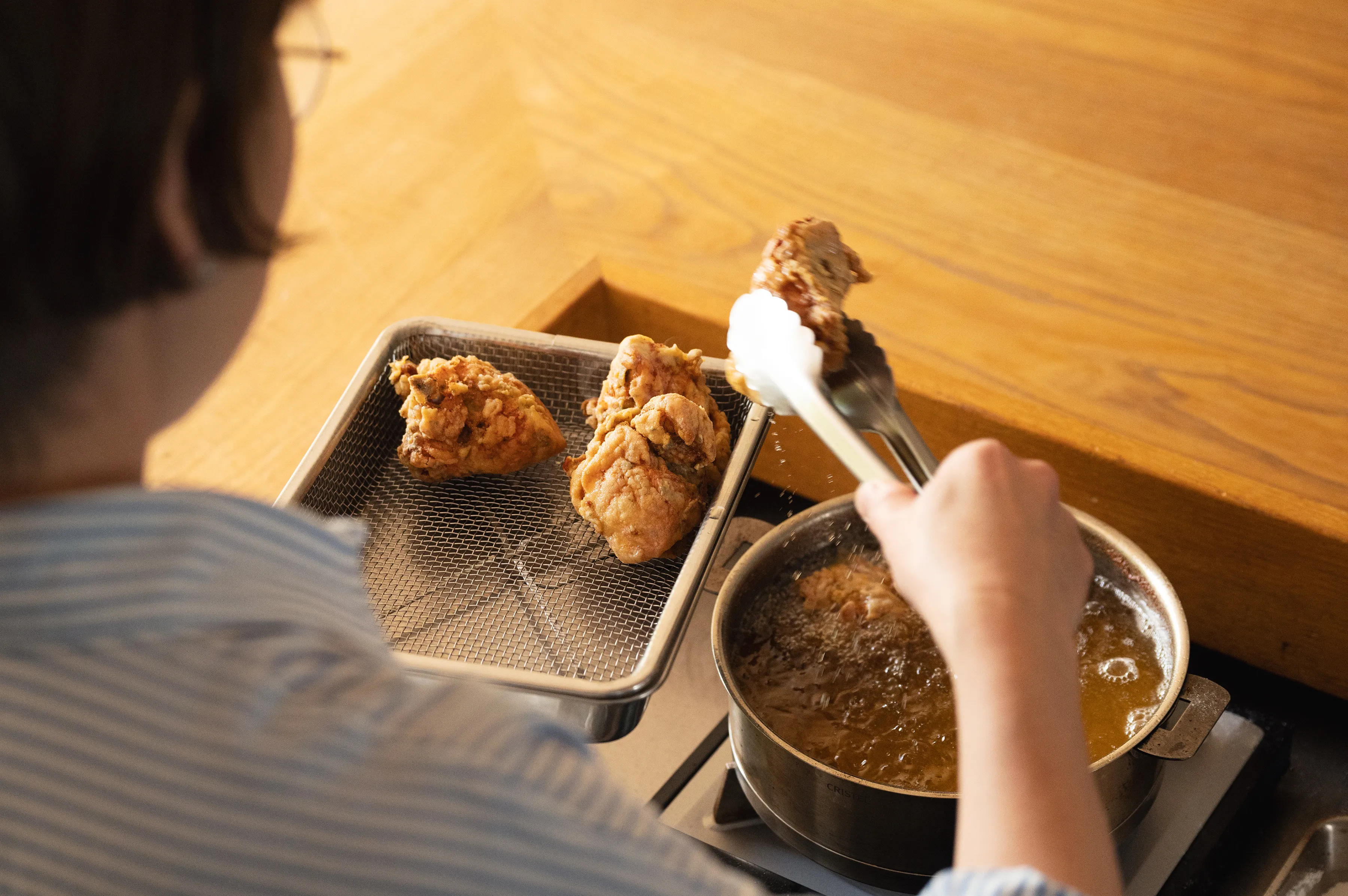 鶏肉のハーブココナッツミルク揚げ完成写真